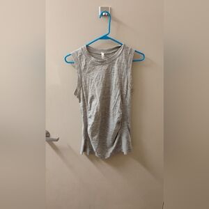 Athleta Womens Foresthill Ascent Sleeveless Gray Wool Blend Tank Top Sz M